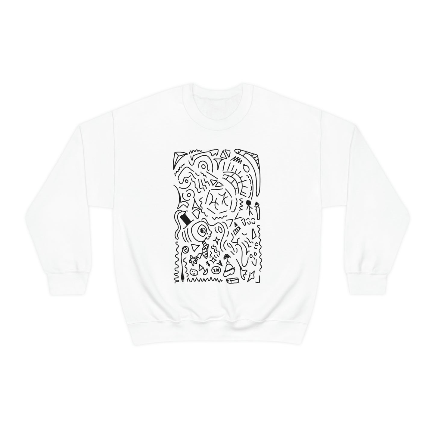 Doodle Crewneck  Sweater